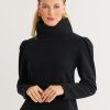 Dudley Stephens Turtlenecks | Palmer Puff Sleeve Turtleneck