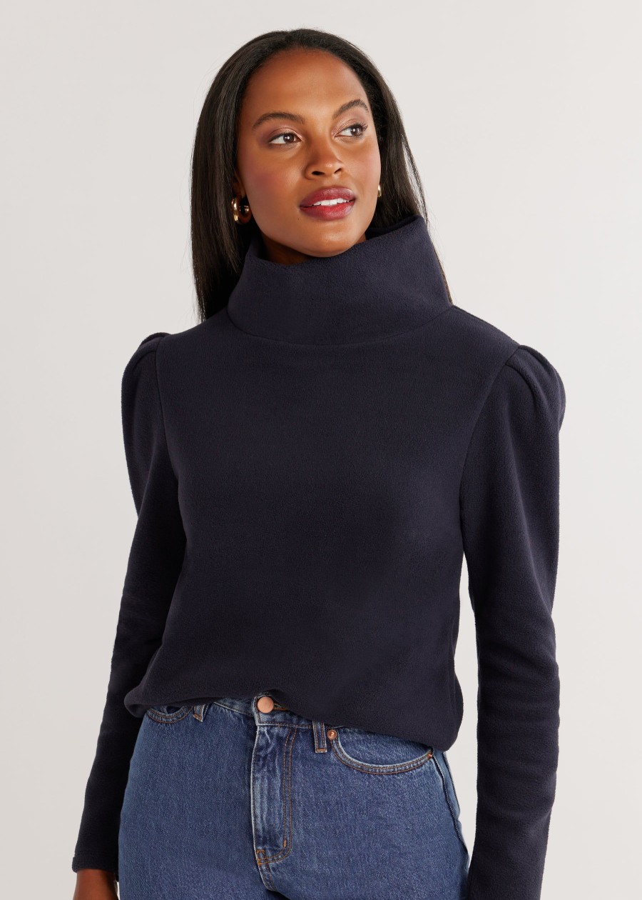 Dudley Stephens Turtlenecks | Palmer Puff Sleeve Turtleneck